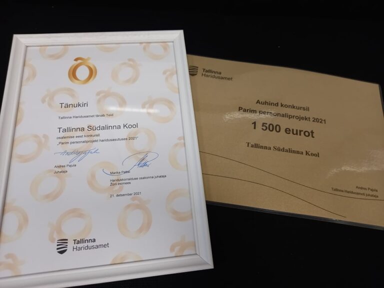 Parim personaliprojekt haridusasutuses 2021